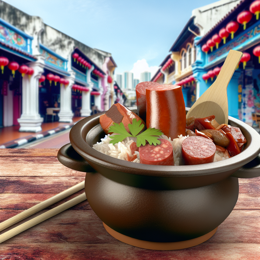 【中式美食】广府腊味饭(Claypot Waxed Meat Rice) - 以瓦煲烹煮,搭配腊肠、腊肉、米饭