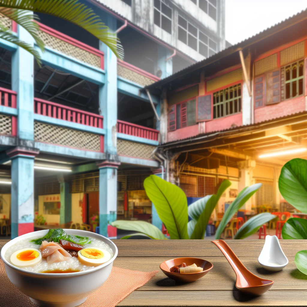 【中式美食】潮州粥（Teochew Porridge） - 以清淡米粥搭配各类配菜，如咸蛋、咸鱼、腌制豆腐