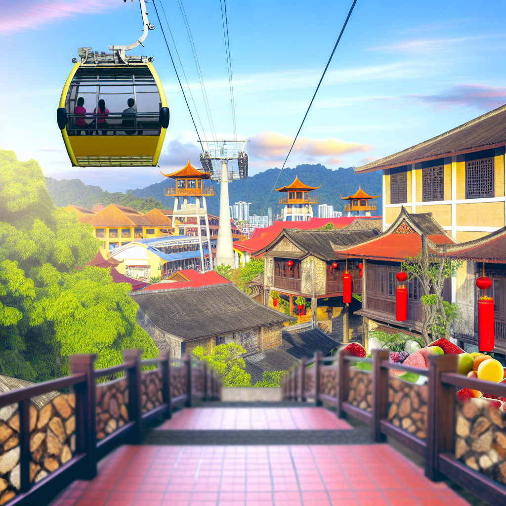 【兰卡威】东方村(Oriental Village) - 乘坐缆车直达天空之桥