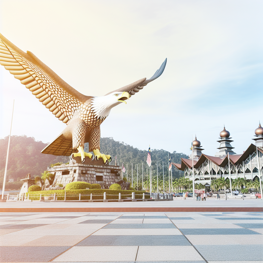 【兰卡威】巨鹰广场(Dataran Lang) - 兰卡威标志性雕塑,适合拍照打卡