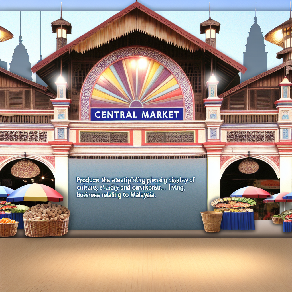 【吉隆坡】中央市场(Central Market) - 文化艺术市场,适合购买手工艺品和纪念品