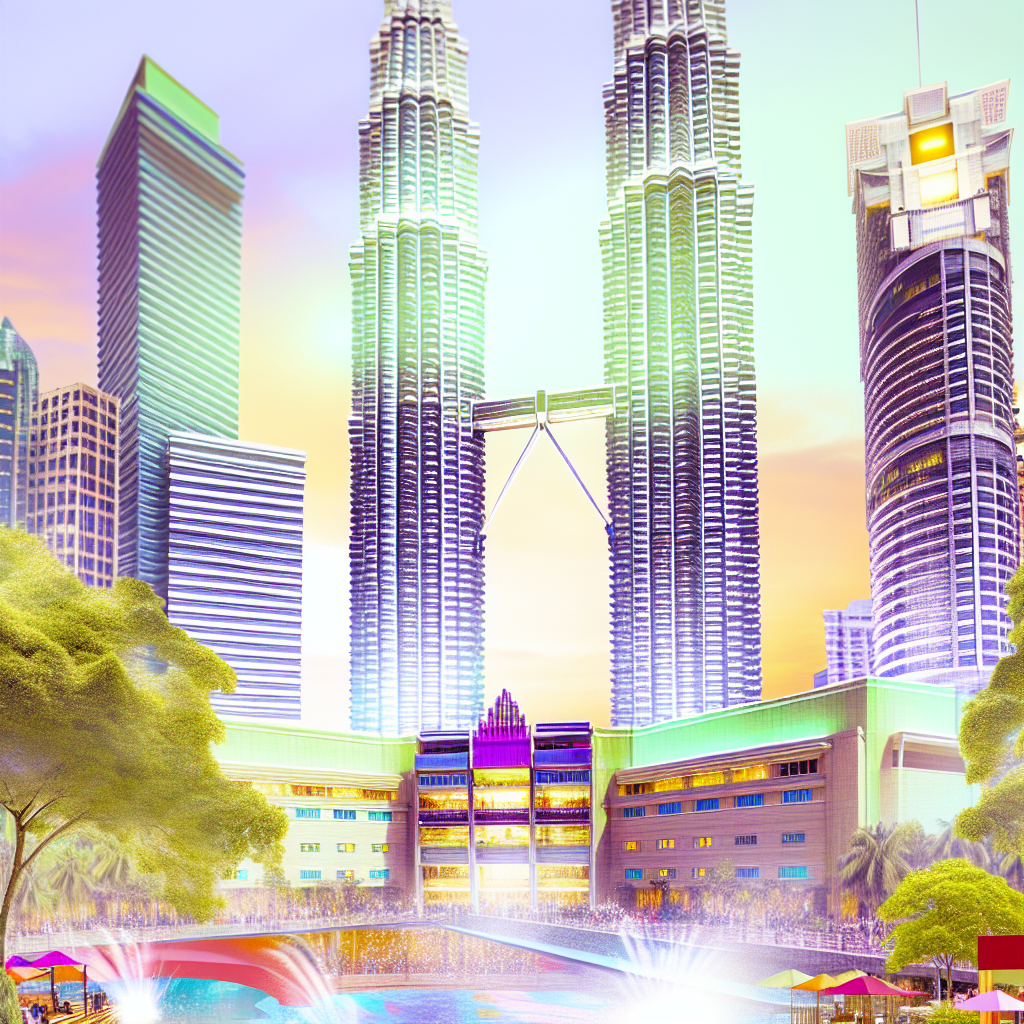 【吉隆坡】双子塔（Petronas Twin Towers） - 世界最高的双塔建筑，吉隆坡地标