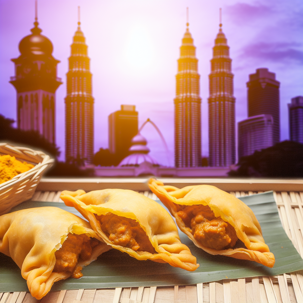 【小吃】咖喱角（Curry Puff） - 以咖喱土豆或鸡肉馅料包裹酥皮炸制