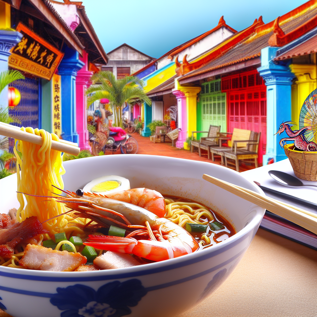 【小吃】福建虾面（Hokkien Hae Mee） - 以虾汤、猪肉、鸡蛋面制成的浓郁汤面