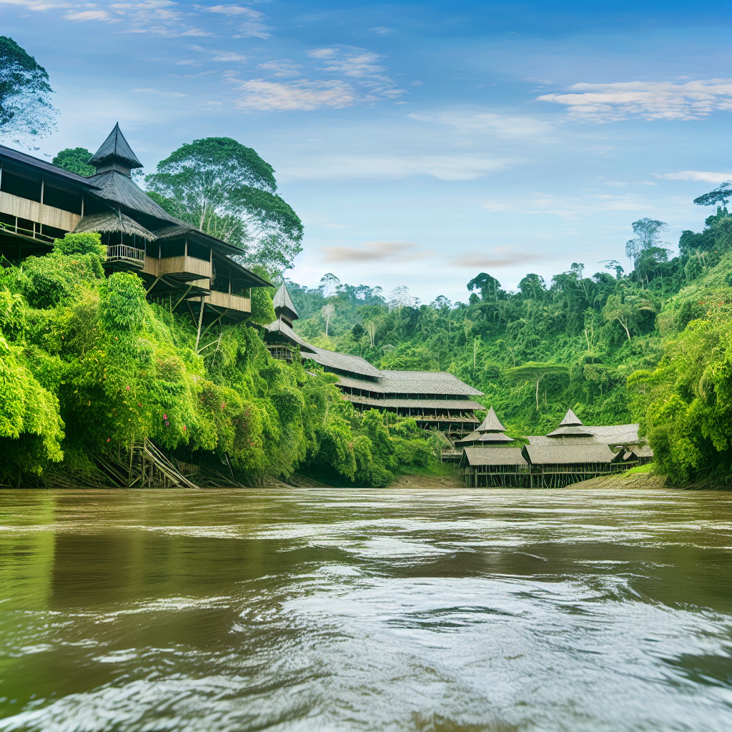 【沙巴（Sabah）】京那巴当岸河（Kinabatangan River） - 马来西亚最长的河流之一，适合生态游和野生动物观赏