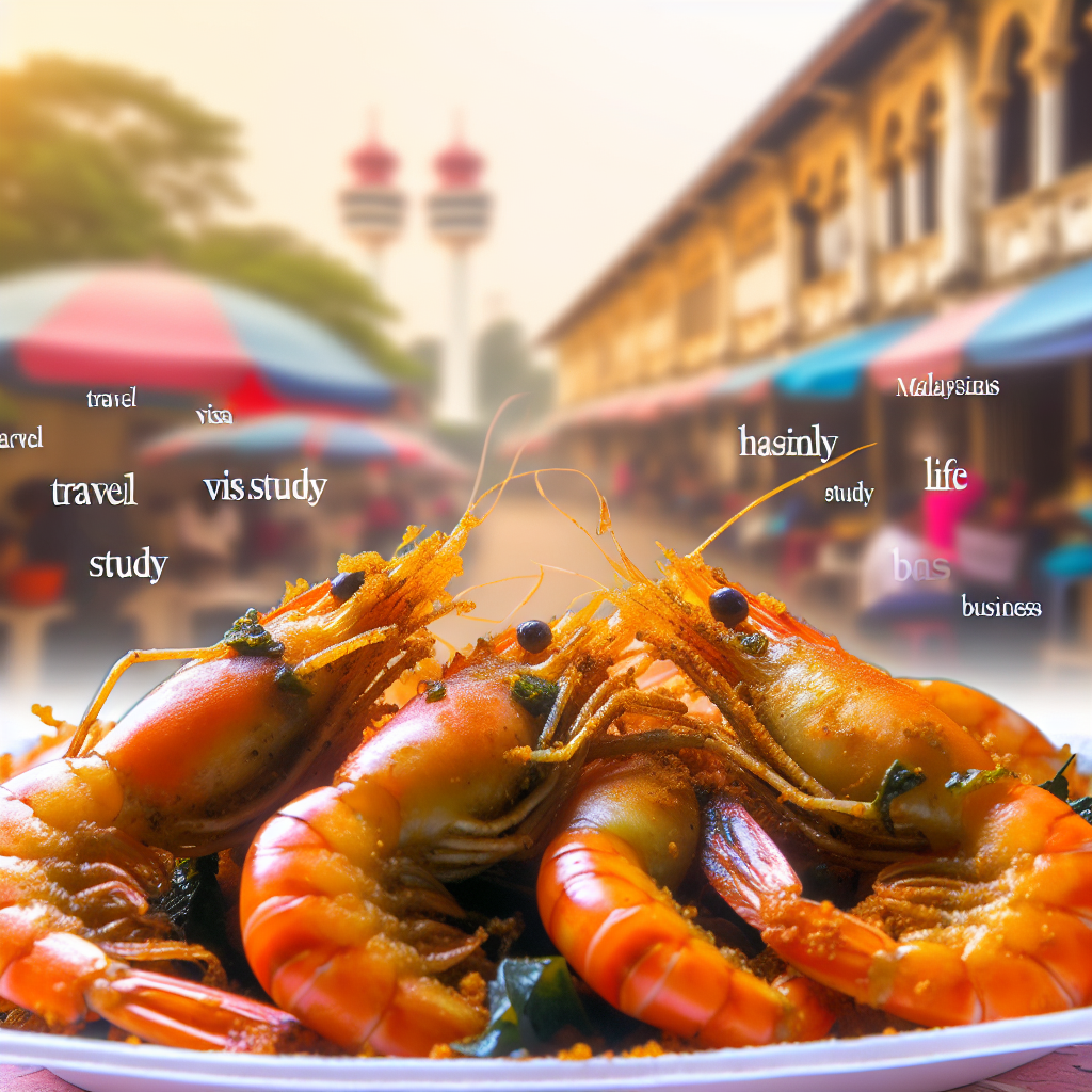 【海鲜】奶油虾(Butter Prawns) - 以牛油、咖喱叶、蒜末炒制的香酥大虾