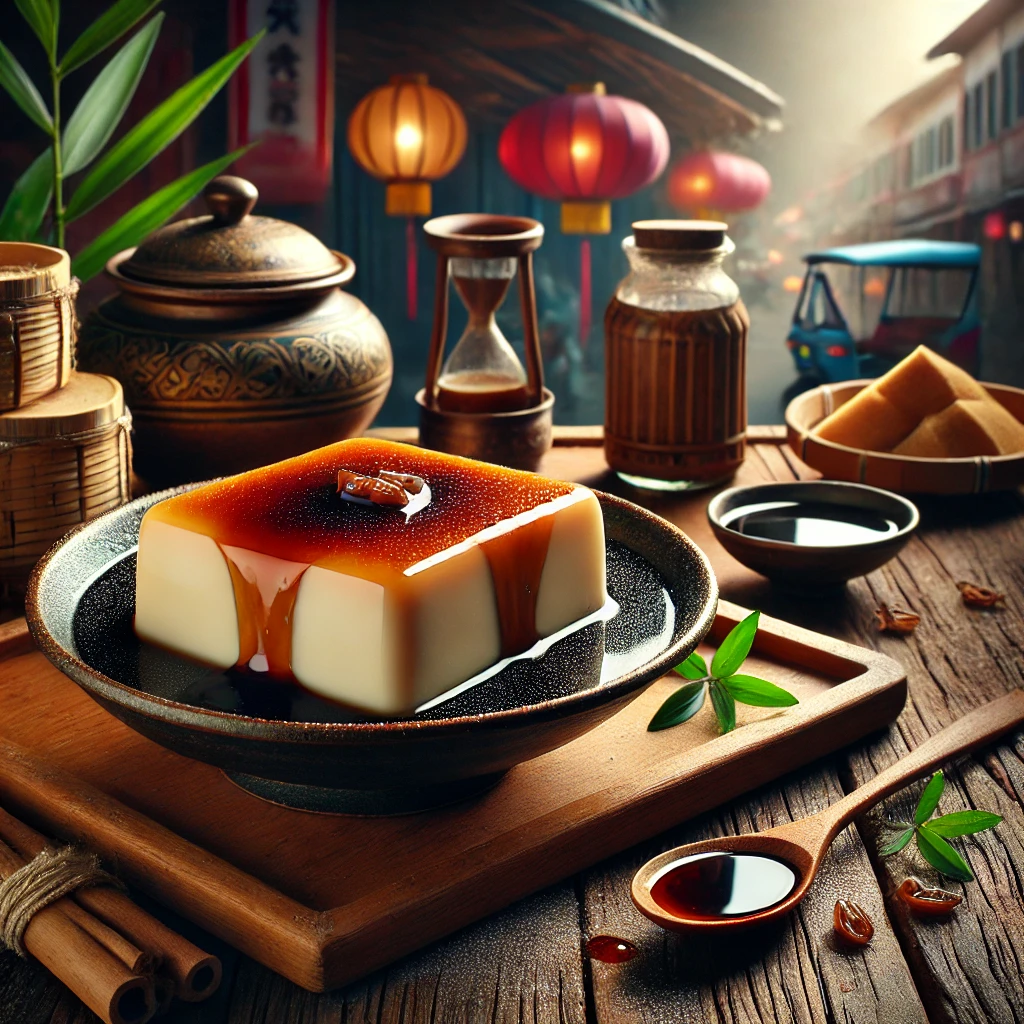 【甜品】蜜汁豆腐花（Tau Foo Fah） - 以豆浆豆腐搭配黑糖糖浆