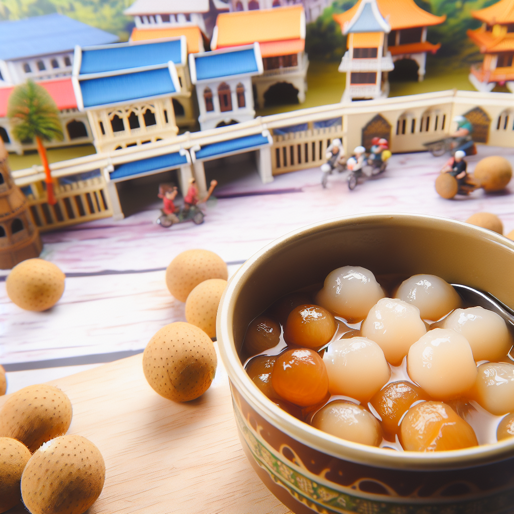 【甜品】龙眼海底椰糖水(Longan Sea Coconut Dessert) - 以龙眼、海底椰、冰糖炖煮的清凉甜品