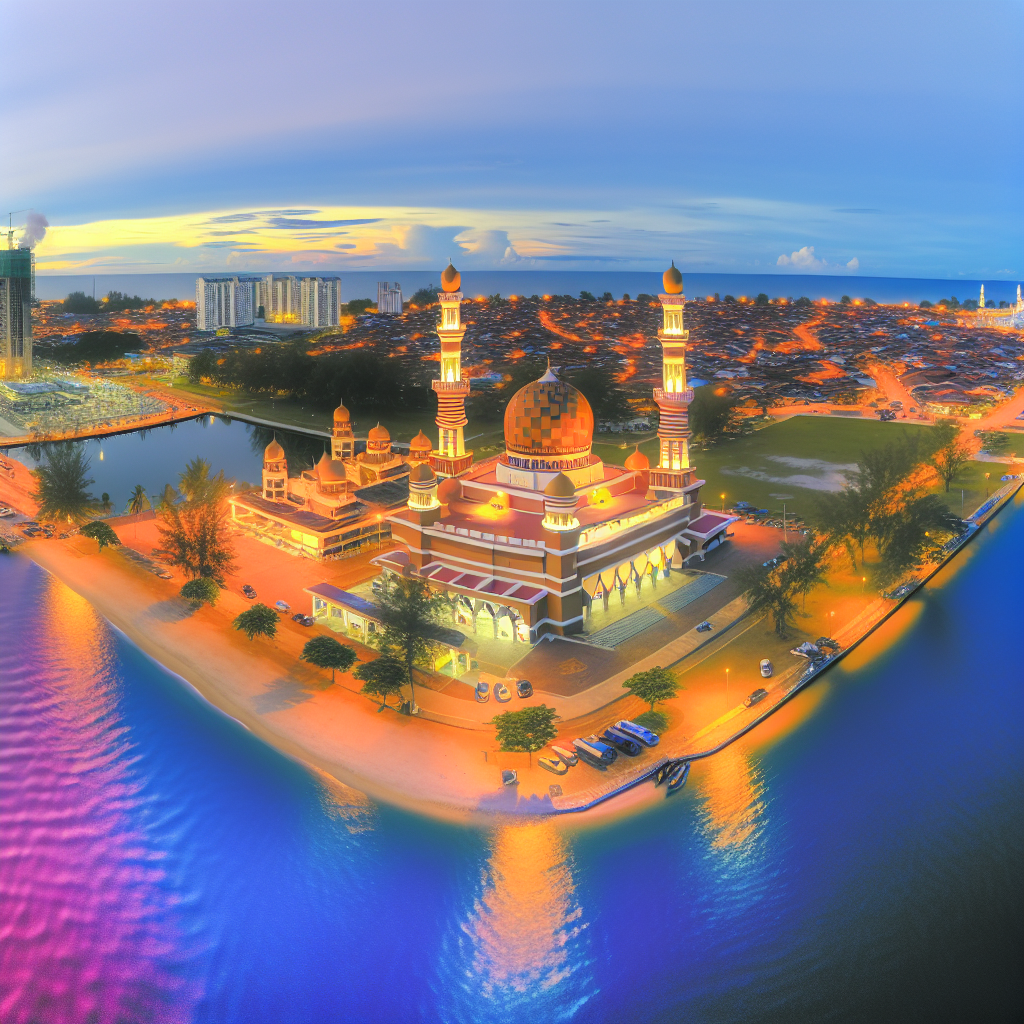 【登嘉楼州(Terengganu)】瓜拉登嘉楼(Kuala Terengganu) - 登嘉楼州首府,以美丽的海滩和清真寺闻名