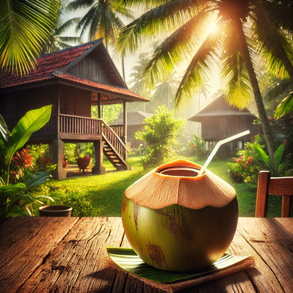 【饮品】椰子水(Coconut Water) - 以天然椰子汁作为解暑佳品