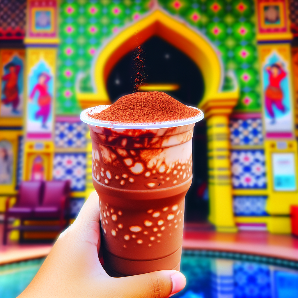 【饮品】美禄恐龙(Milo Dinosaur) - 以美禄冲泡后撒上额外美禄粉的浓郁巧克力饮料