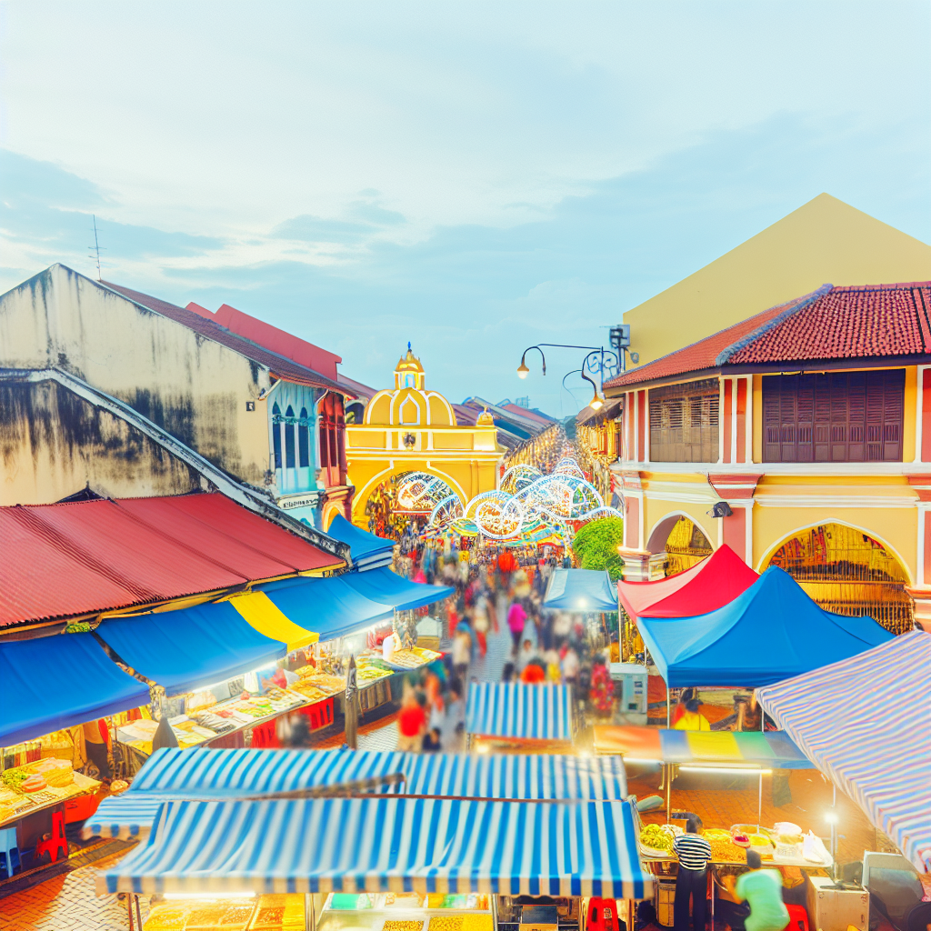 【马六甲】鸡场街(Jonker Street) - 热门夜市,适合品尝美食和购物