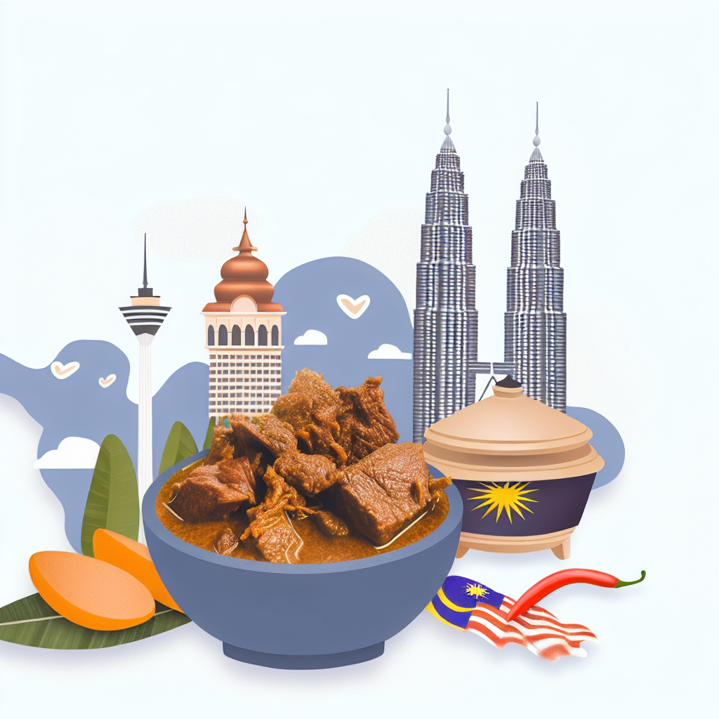 【马来美食】仁当牛肉（Rendang） - 以椰奶、香料慢炖的牛肉，口感香浓入味