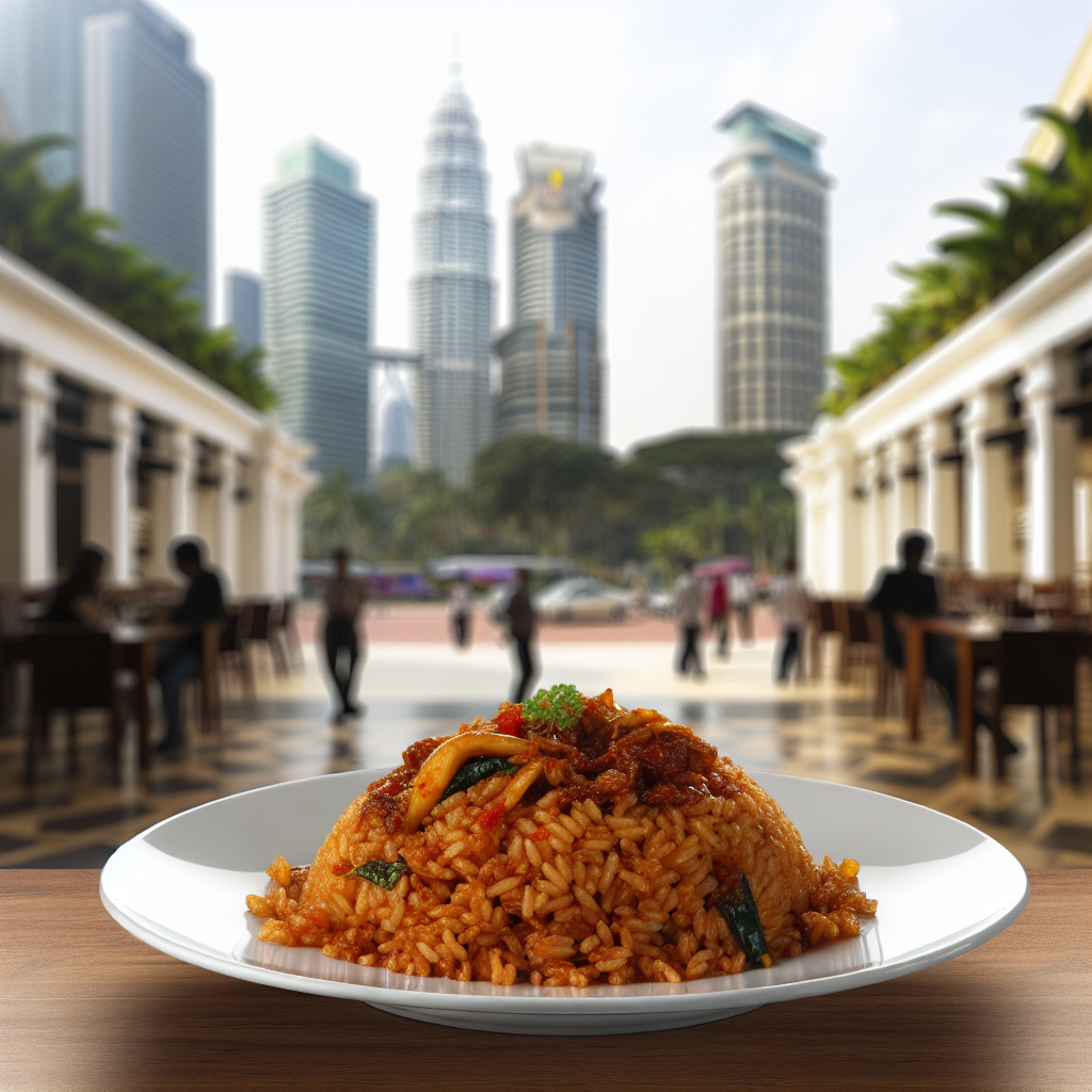 【马来美食】参巴炒饭(Nasi Goreng Sambal) - 以辣味参巴酱炒制的米饭,口味浓郁