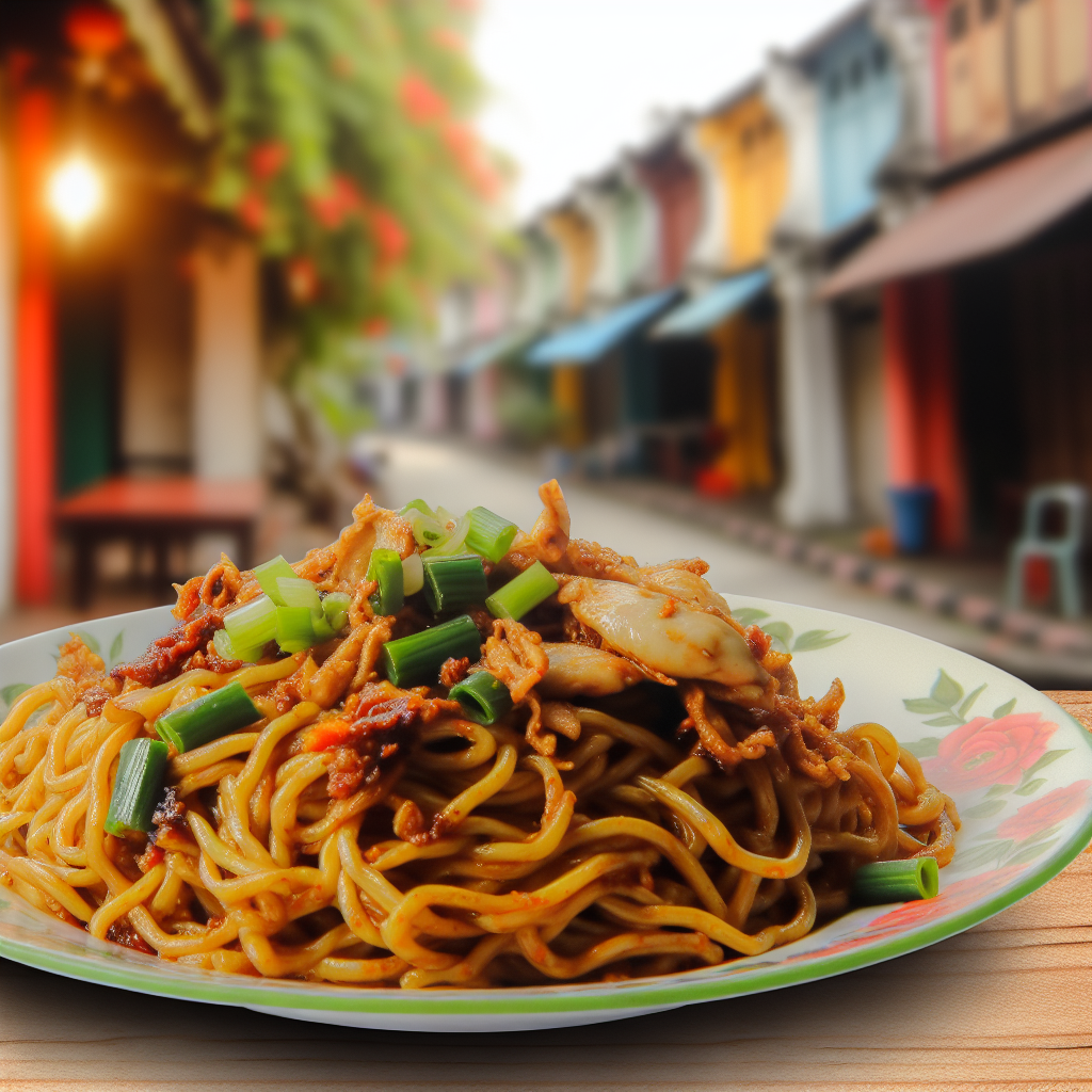 【马来美食】马来炒面(Mee Goreng Mamak) - 受印度穆斯林影响的炒面,味道香辣浓郁