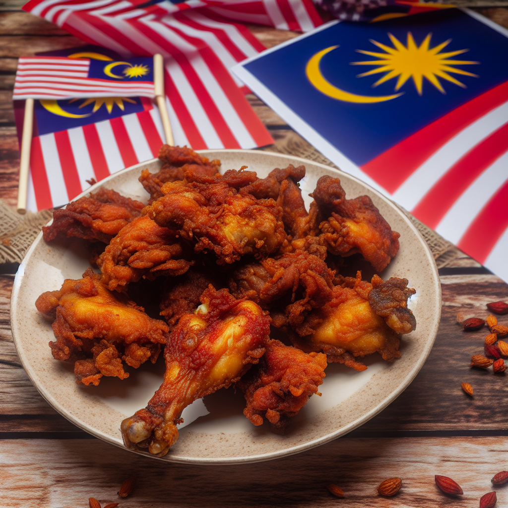 【马来美食】马来炸鸡(Ayam Goreng Berempah) - 以香料腌制的炸鸡,外酥内嫩