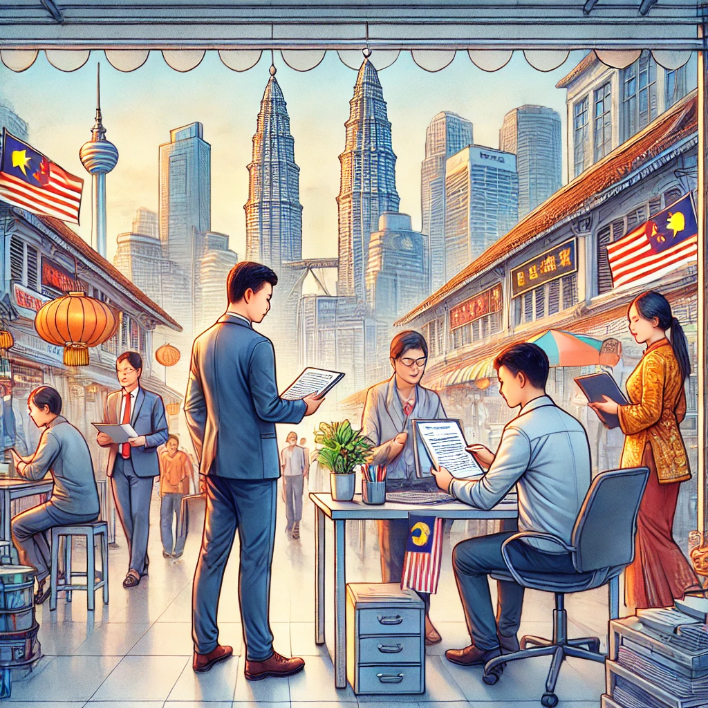 中国企业如何申请马来西亚的税务登记？