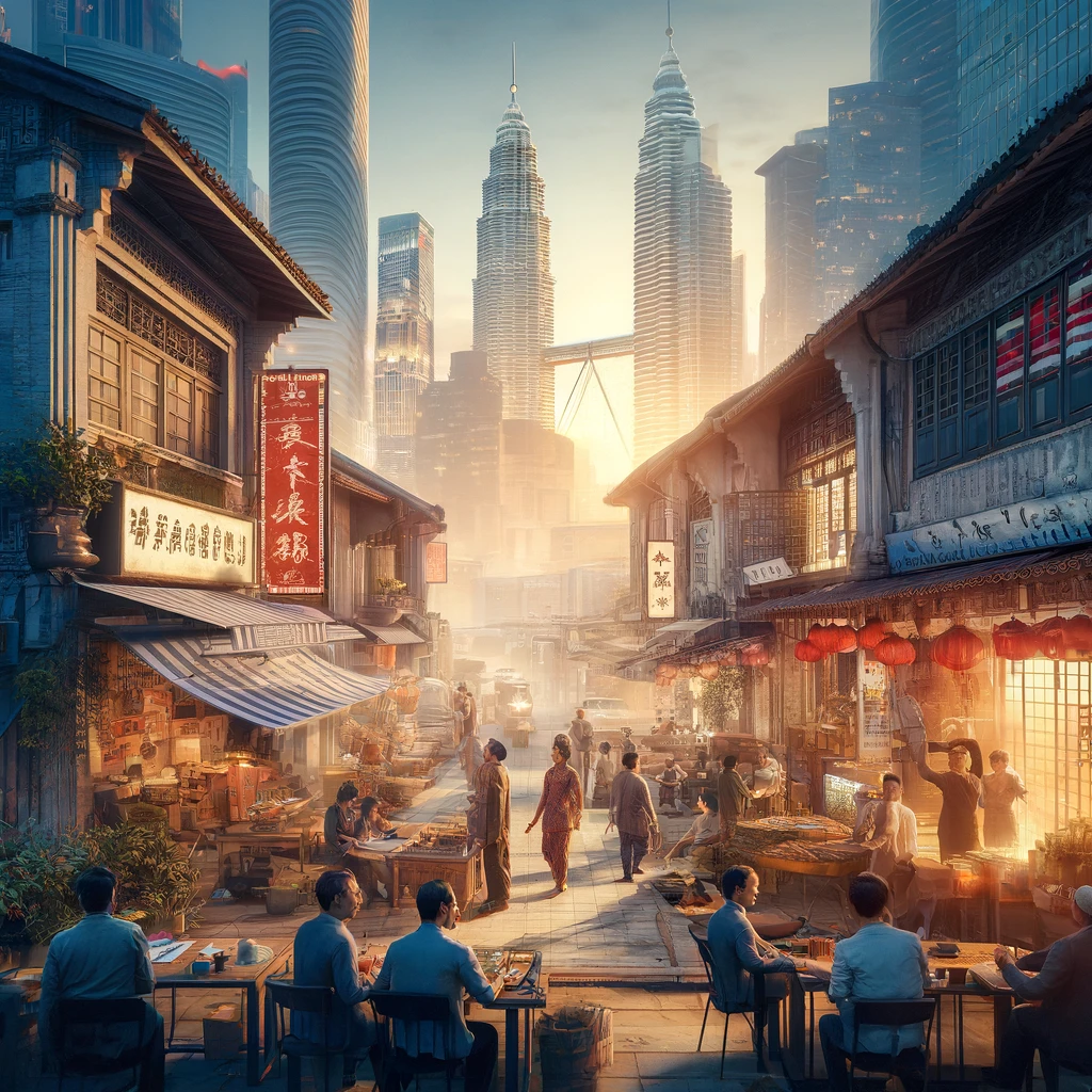 华人在马来西亚的商业模式有哪些特点?