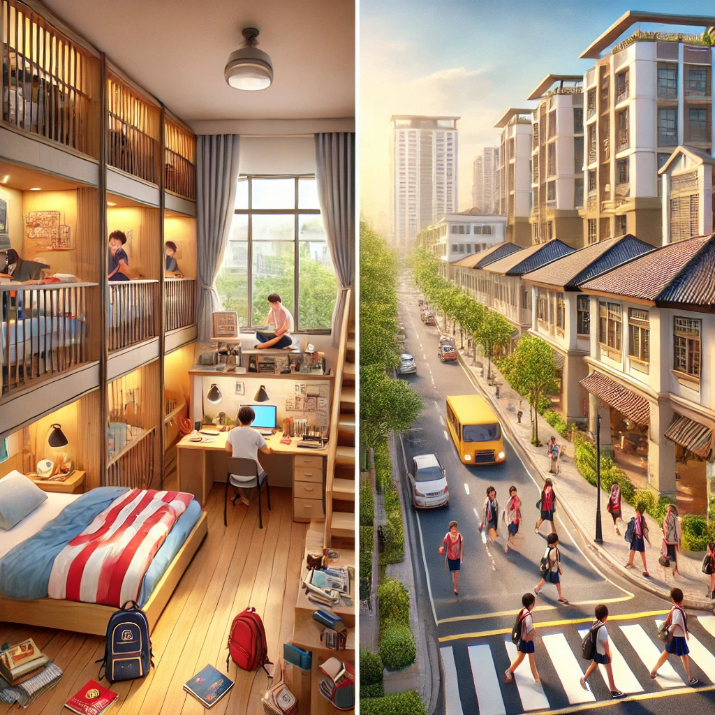 华文独立中学的住宿情况：寄宿制 vs. 走读制