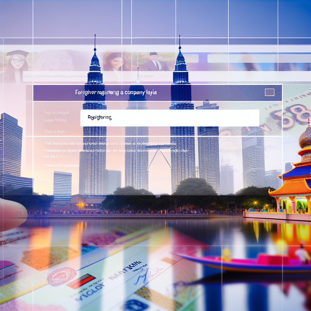 外国人在马来西亚注册公司需要准备哪些文件？