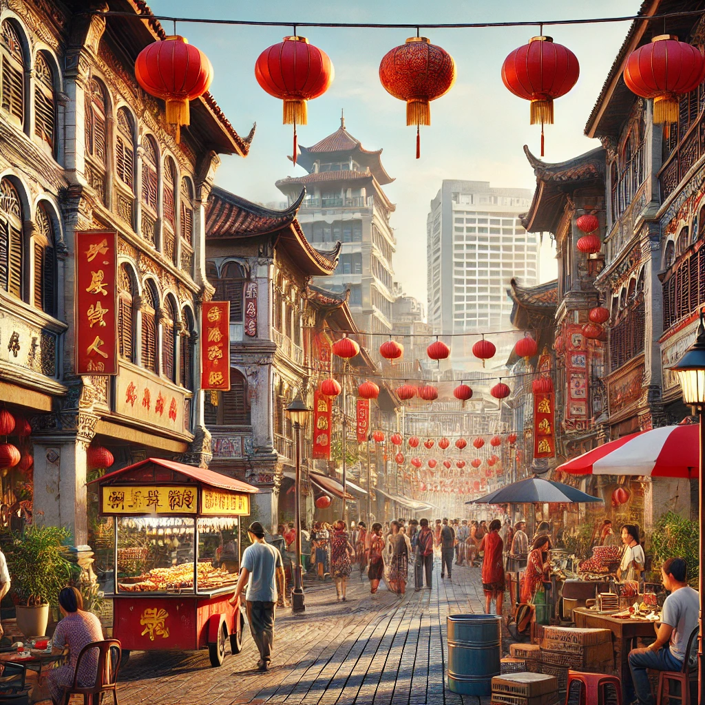 马来西亚华人社区的形成：唐人街的故事