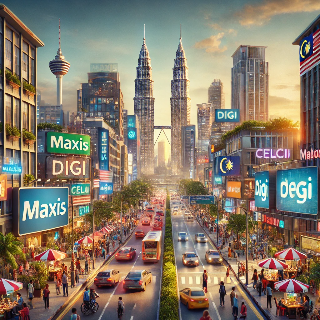 马来西亚有哪些主要的手机运营商？