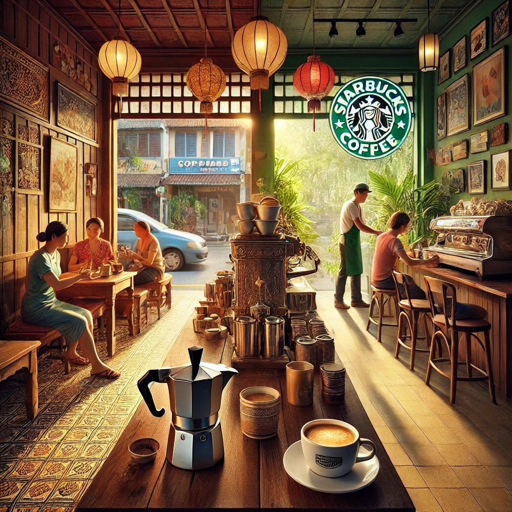 马来西亚本地咖啡品牌与国际品牌的区别?