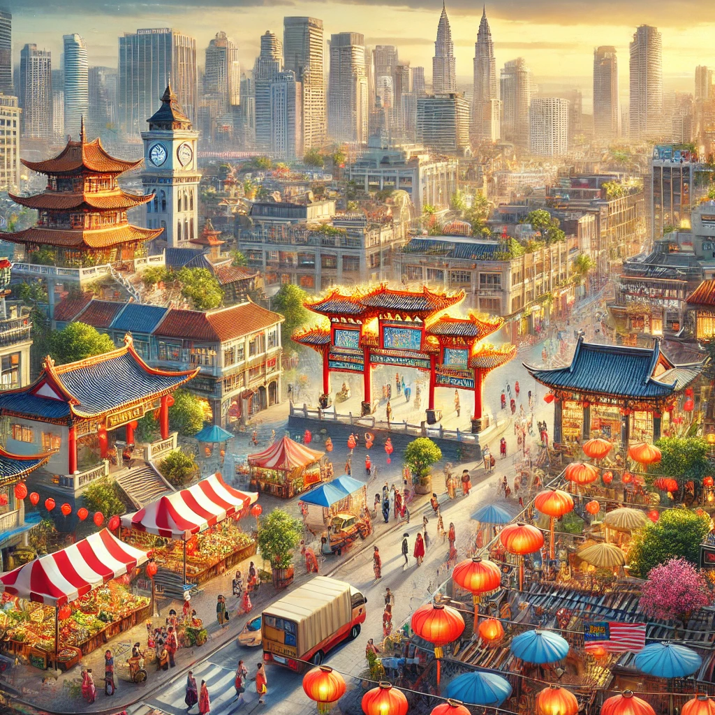 马来西亚的华人比例最高的城市排名