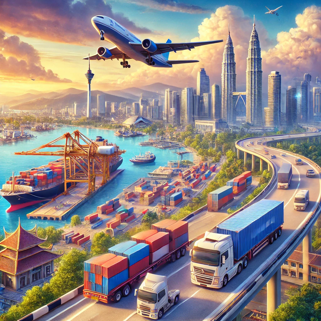 马来西亚的进出口海运、空运和陆运哪种方式最常见?